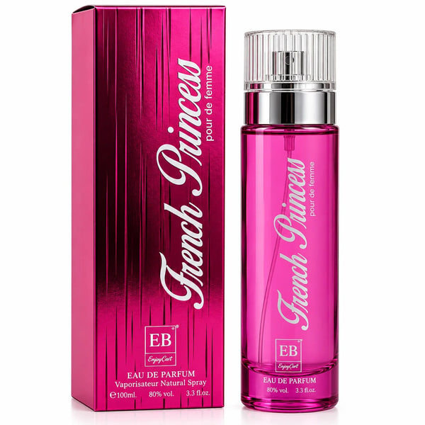French Queen Eau de Parfum for Women 100ml - Floral Perfume, Feminine Fragrance, 3.3 fl oz