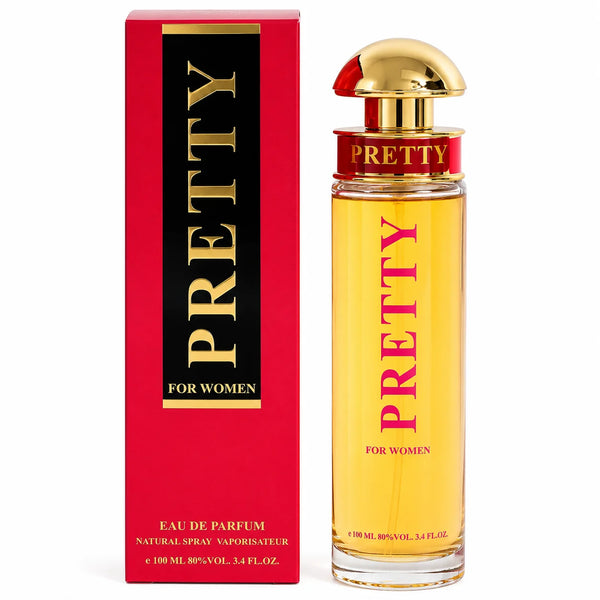 Pretty for Women Eau de Parfum 3.4 Fl Oz / 100ml – Women’s Perfume Spray, Feminine Fragrance for Everyday & Evening Wear, Full Size EDP