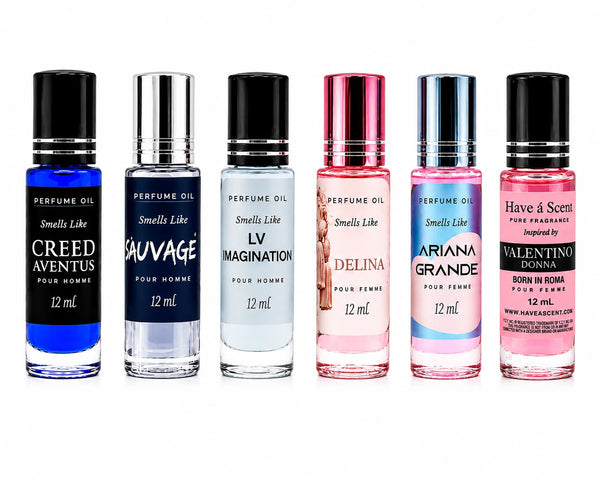 His & Hers Perfume Oil Set | 6 Long-Lasting Roll-On Fragrances