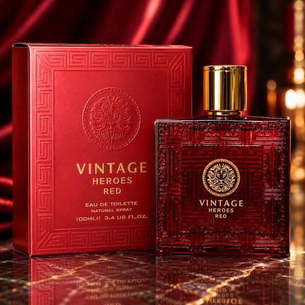 Vintage Heroes Red by Secret Plus 3.4 oz EDT for Men | Scentblooms