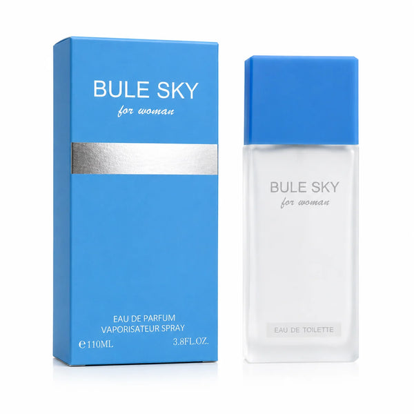 Bule Sky for Women Eau de Parfum 3.8 Fl Oz (110ml) – Fresh Floral Fruity Perfume for Women, Long Lasting Feminine Fragrance, Clean Elegant Everyday Scent Gift for Her