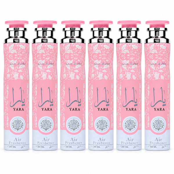 Lattafa Yara Air Freshener 300ml 6 Pack