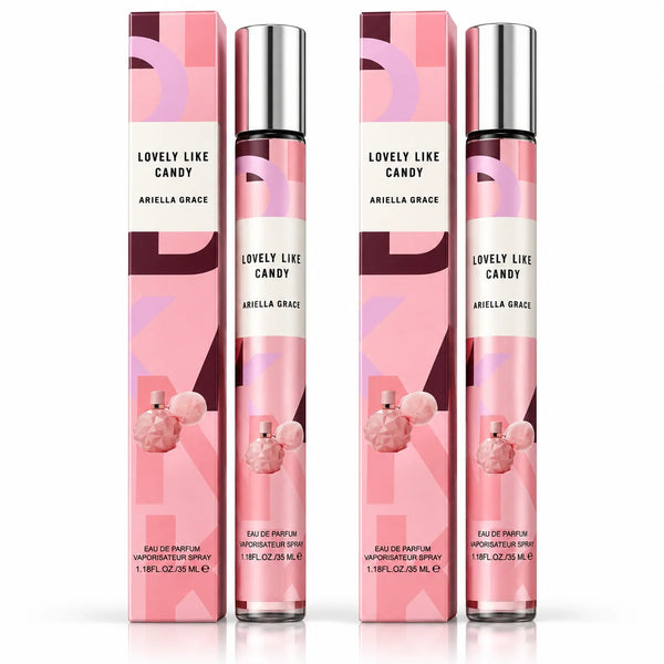 Lovely Like Candy Ariella Grace Women’s Travel Perfume Spray – 2 Pack