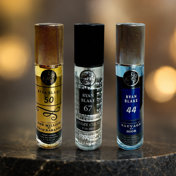 Men's Perfume Gift Set (3 Pack) | Long-Lasting Woody Cologne