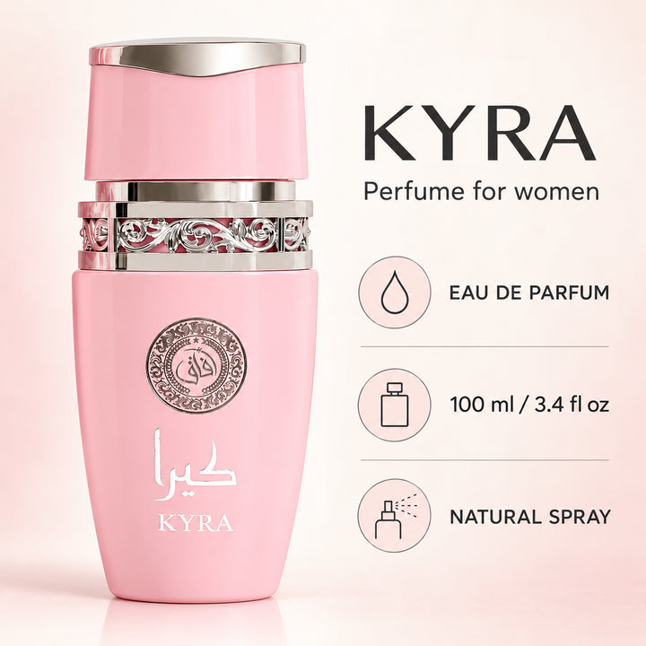 Kyra EDP for Women – 3.4 Fl Oz Sweet Floral