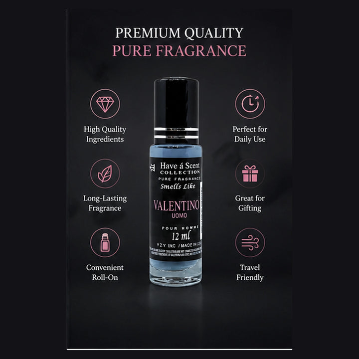 Valentine For Men Concentrated Perfume Oil Pack of 3 - 12ml