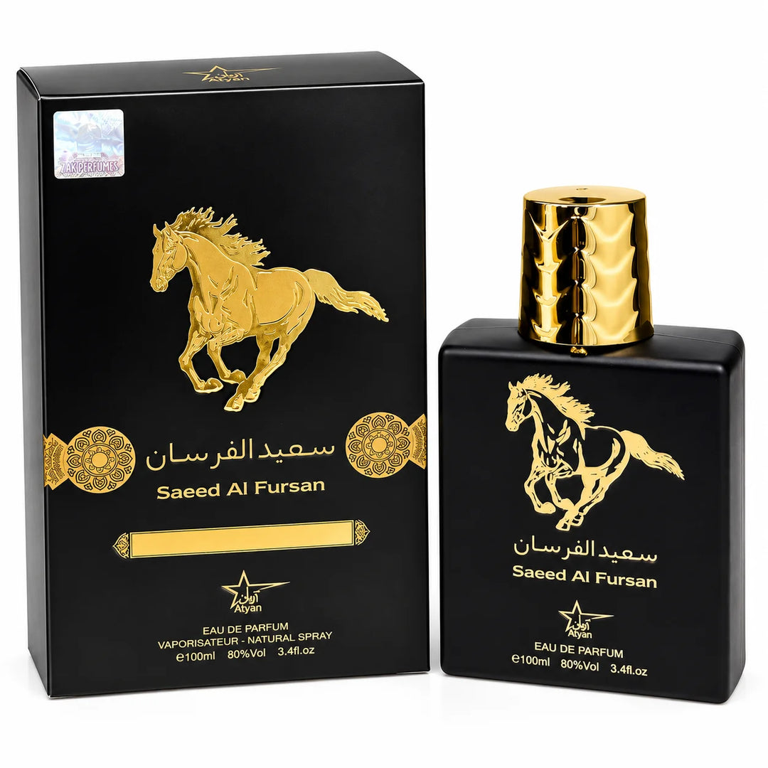 Saeed Al Fursan Eau de Parfum 3.4 Fl Oz / 100ml – Unisex Perfume for Men and Women, Full Size EDP Fragrance Spray for Everyday &amp; Evening Wear