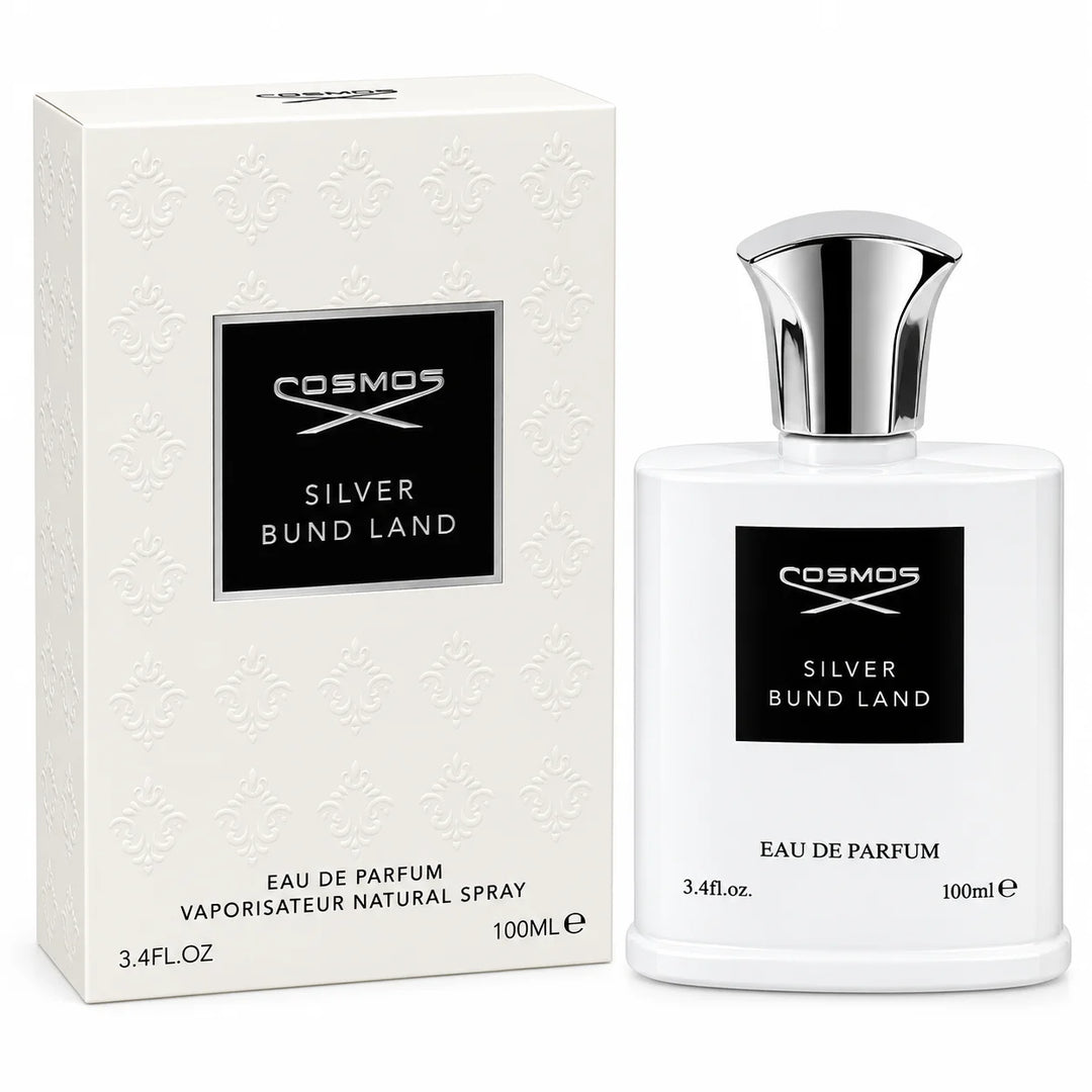 Cosmos Silver Bund Land Eau de Parfum 100ml / 3.4 Fl Oz – Full Size Fragrance Spray, Everyday &amp; Evening Perfume for Men