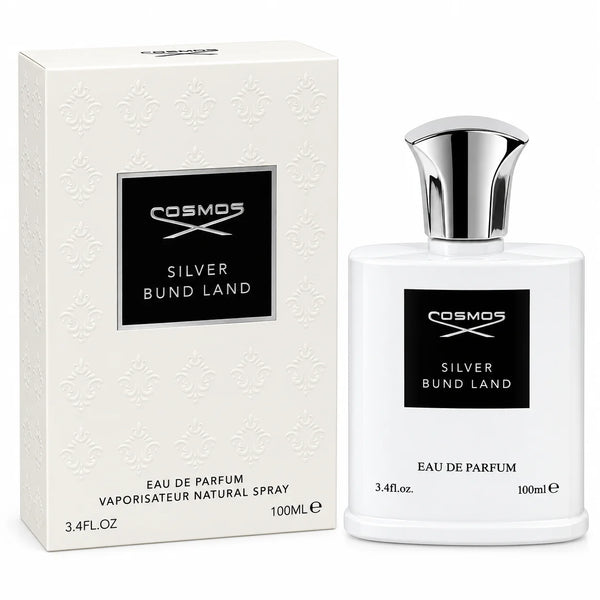 Cosmos Silver Bund Land Eau de Parfum 100ml / 3.4 Fl Oz – Full Size Fragrance Spray, Everyday & Evening Perfume for Men