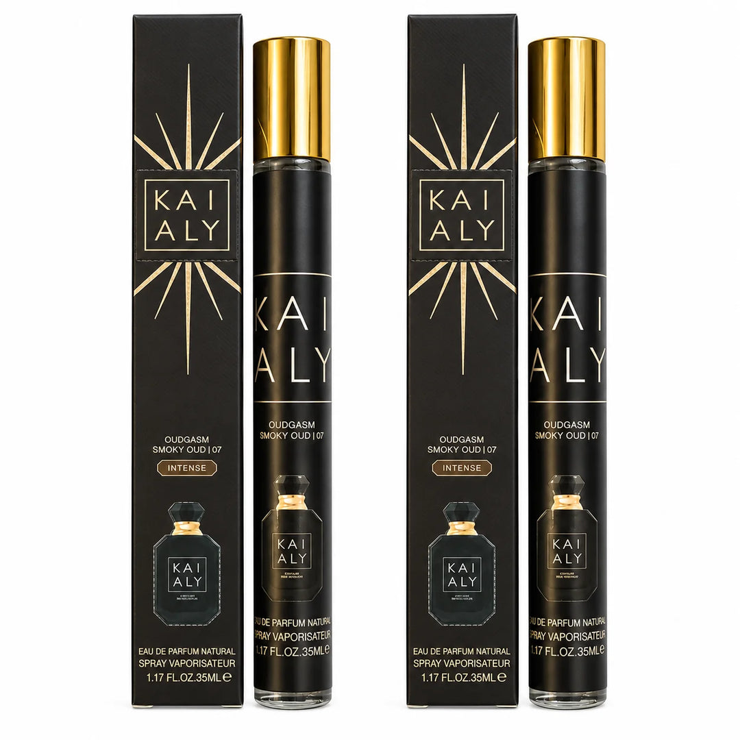 Oud Perfume 2 Pack - Smoky Oud Eau de Parfum - Intense Oud Fragrance - Oud Perfume Spray - 1.17 fl oz 35 ml Each