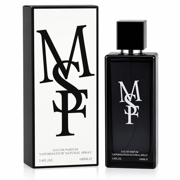 MSF Eau de Parfum 100ml / 3.4 Fl Oz – Men’s Cologne Spray, Full Size Masculine Fragrance for Everyday, Evening & Special Occasion Wear
