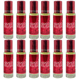 Wholesale Gucci Rush Perfume Oil 12-Pack – Floral Fruity Elegant Long-Lasting Roll-On Fragrance (12ml Each)