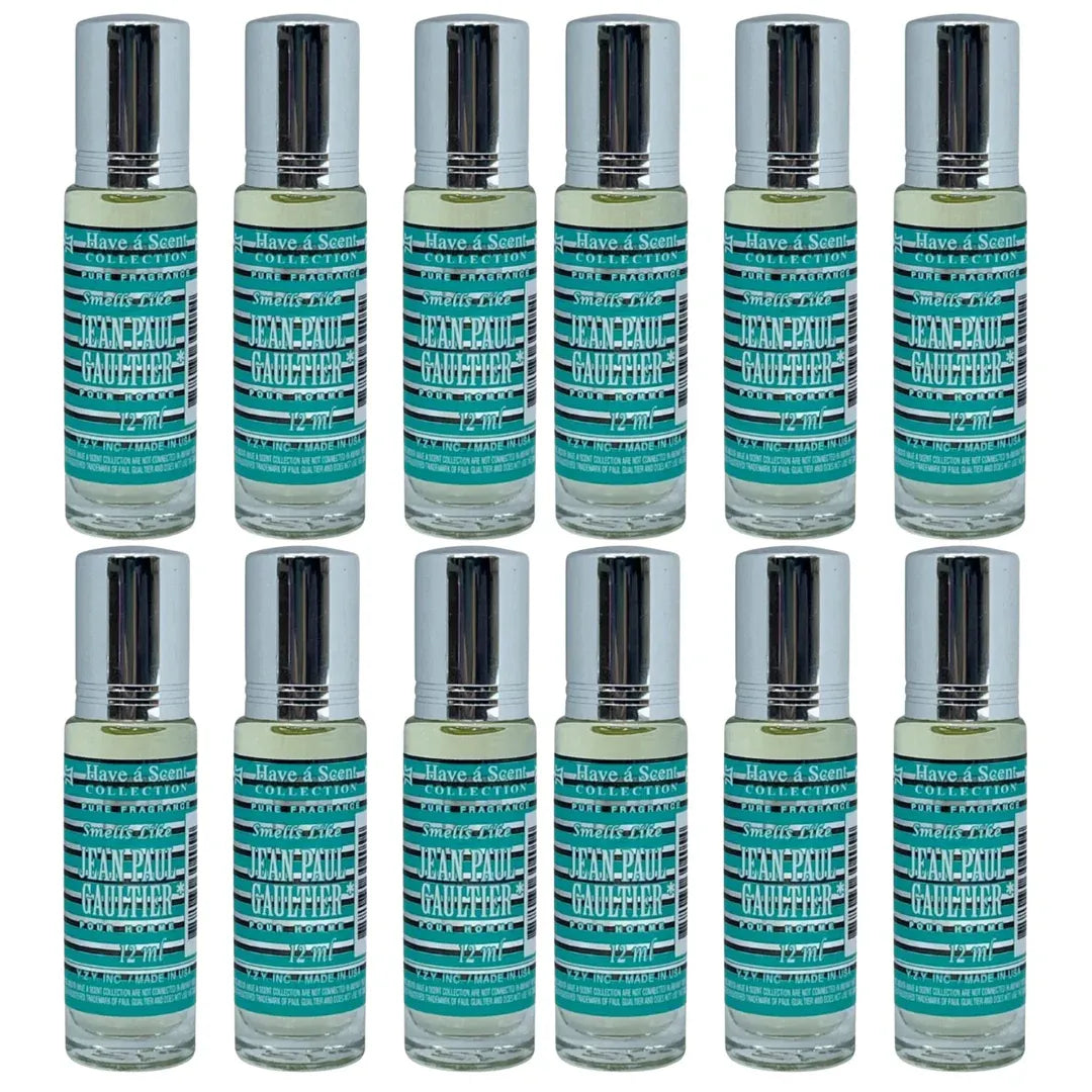 Wholesale Jean Paul Gaultier Perfume Oil 12-Pack – Sweet Oriental Elegant Long-Lasting Roll-On Fragrance (12ml Each)