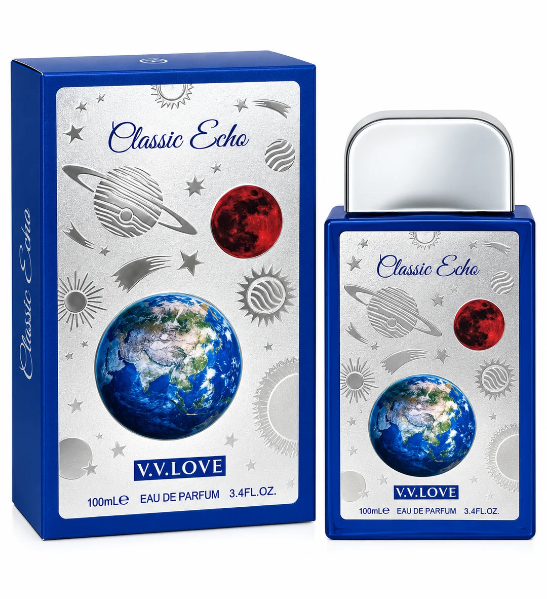 Classic Echo Eau de Parfum 100ml / 3.4 Fl Oz – Full Size EDP Fragrance Spray, Everyday Perfume for Daytime, Evening &amp; Special Occasion Wear