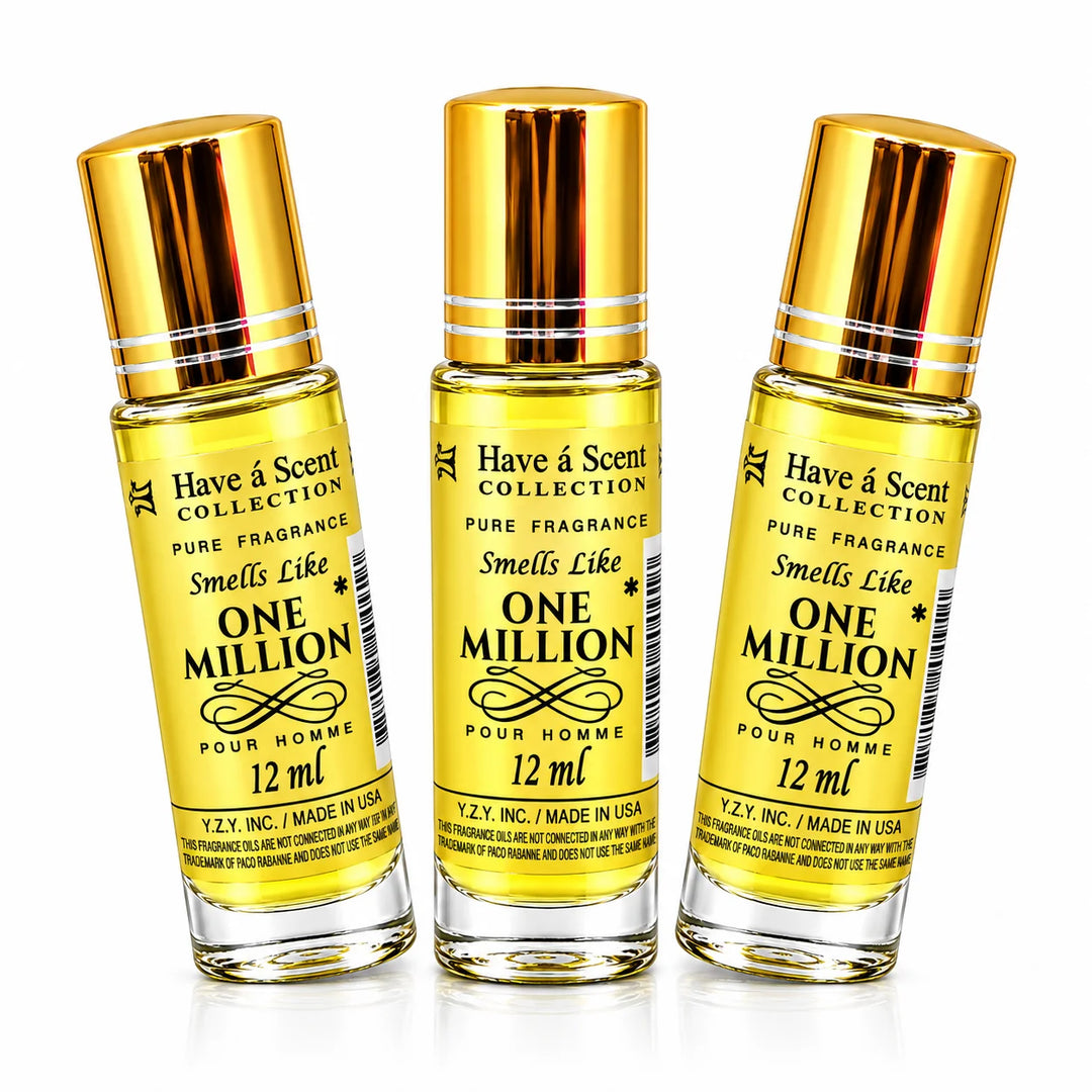 Smell Like 1 Millionaire Concentrated Perfume Oil Pack of 3 - 12ml