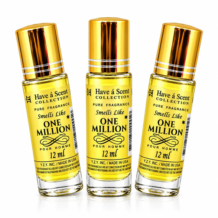 Smell Like 1 Millionaire Concentrated Perfume Oil Pack of 3 - 12ml