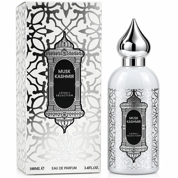 Musk Kashmir Eau de Parfum 100ml / 3.4 Fl Oz – Musk Fragrance for Men and Women – Unisex Perfume Spray for Everyday & Evening Wear