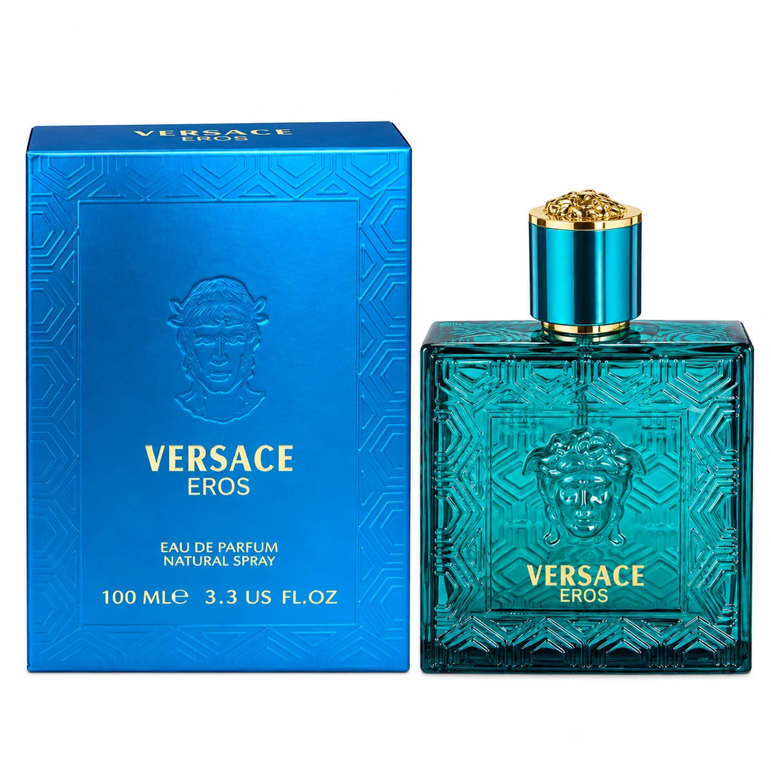 Vergace Eros Eau de Parfum 100ml / 3.3 Fl Oz – Men’s EDP Fragrance Spray, Full Size Cologne for Men, Everyday &amp; Evening Wear