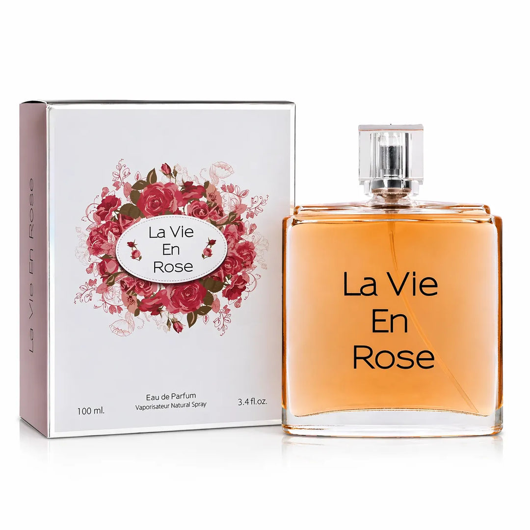 La Vie En Rose Eau de Parfum for Women 100ml (3.4 oz) – Sweet Floral Fruity Perfume – Long Lasting Elegant Feminine Fragrance – Romantic Everyday &amp; Special Occasion Scent