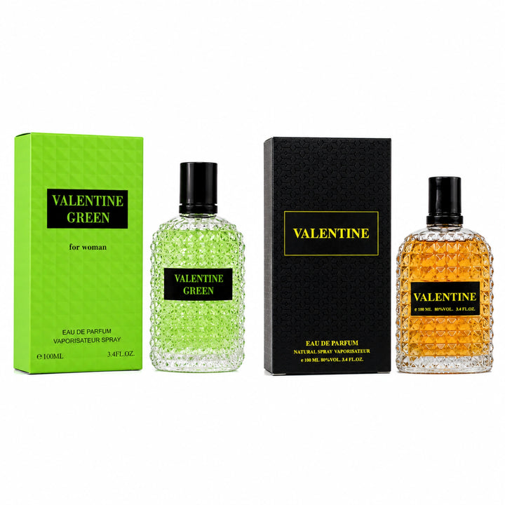 Valentine Green &amp; Valentine Eau de Parfum Gift Set for Women | 2-Pack Long Lasting Floral Fresh &amp; Warm Perfume Collection | Premium Women&