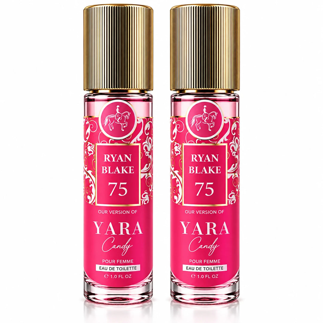 Ryan Blake 75 Perfume for Women (2 Pack) - Sweet &amp; Fruity EDT Spray