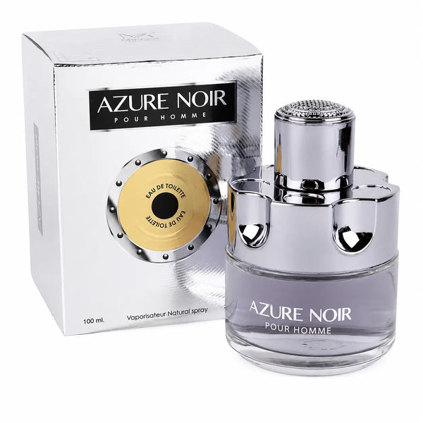 Azure Noir Pour Homme Eau de Parfum for Men 3.4 Fl Oz (100ml)