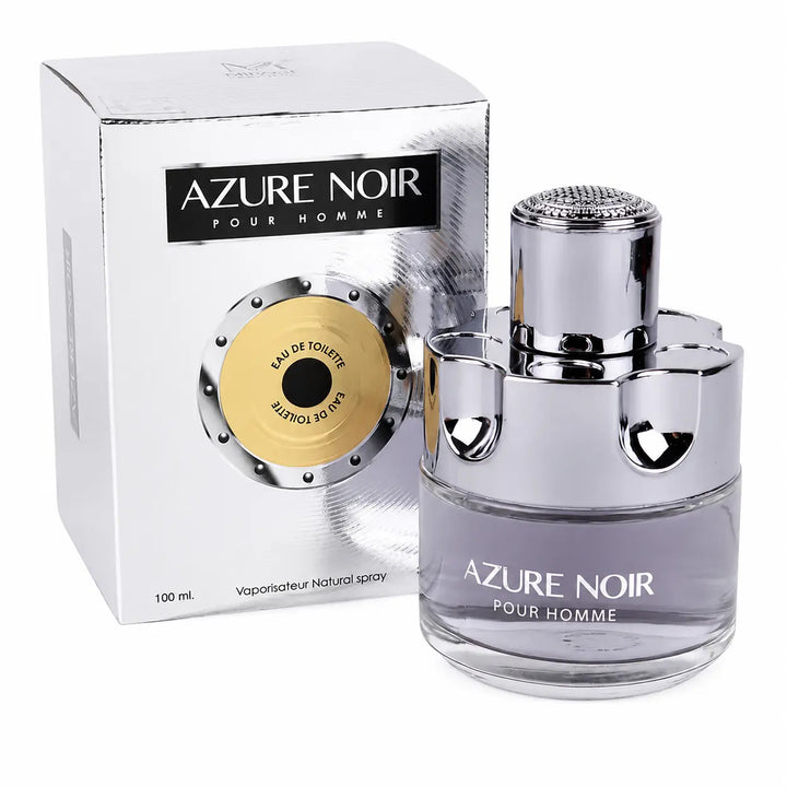 Azure Noir Eau de Parfum for Men – 3.4 Fl Oz Fresh Fragrance