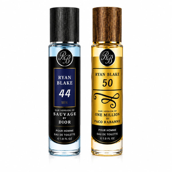 Ryan Blake Men's Best Seller Cologne Body Mist Duo – 2 Long-Lasting Designer-Inspired Body Sprays