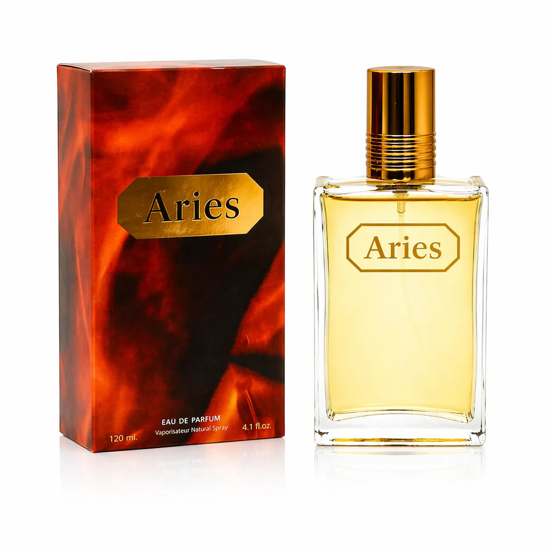 Aries Eau de Parfum for Men 120ml (4.1 oz) – Warm Spicy Woody Fragrance – Long Lasting Bold Masculine Cologne Spray – Everyday &amp; Evening Signature Scent for Men