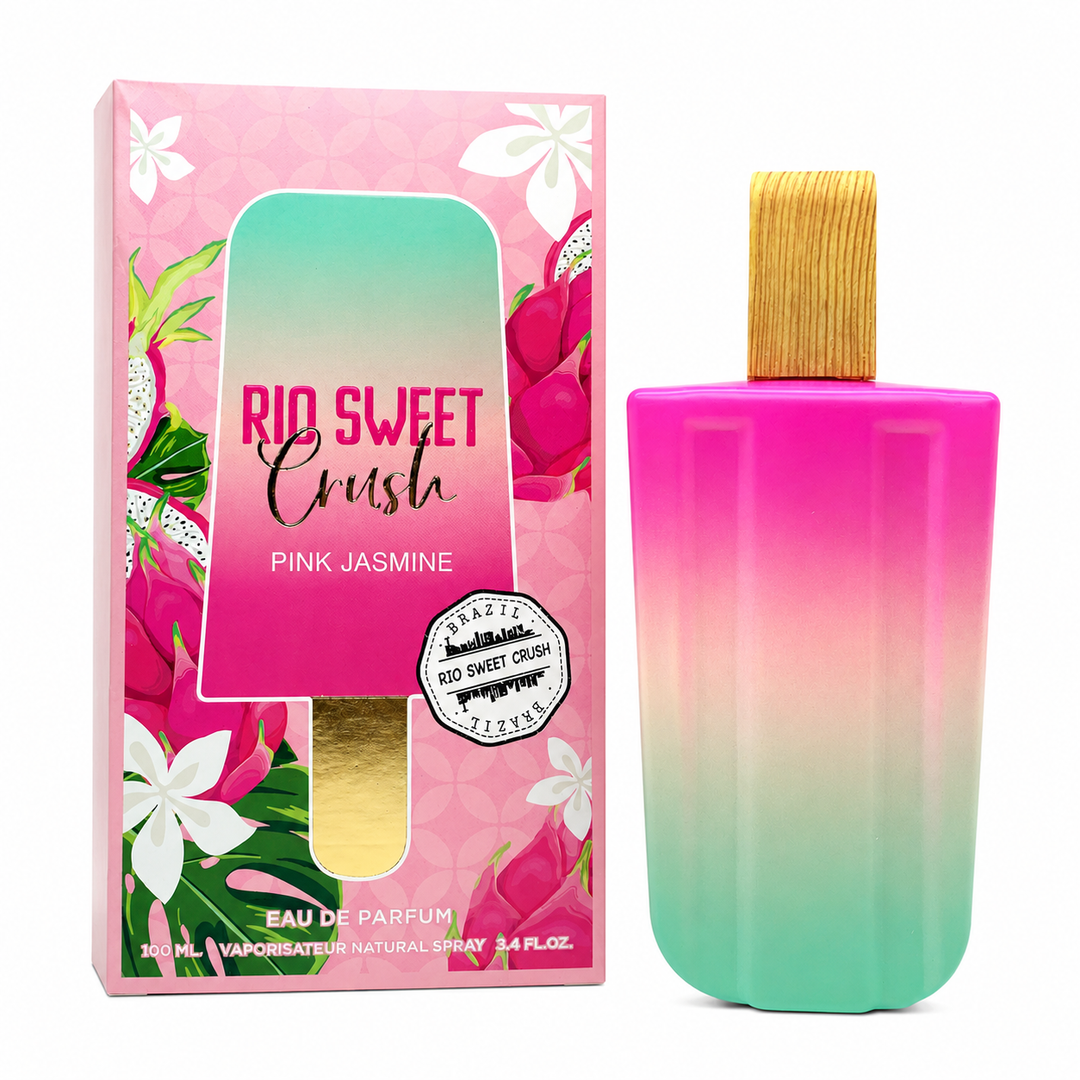 Rio Sweet Crush Pink Jasmine Eau de Parfum for Women 3.4 Fl Oz (100ml) – Tropical Fruity Floral Perfume, Long Lasting Women&