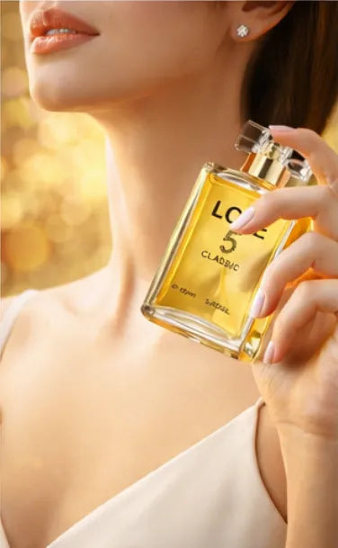 Love 5 Classic Eau de Parfum for Women – 3.4 oz / 100 ml Long Lasting Floral Warm Perfume – Elegant Feminine Fragrance Spray – Classic Luxury Scent Gift for Women