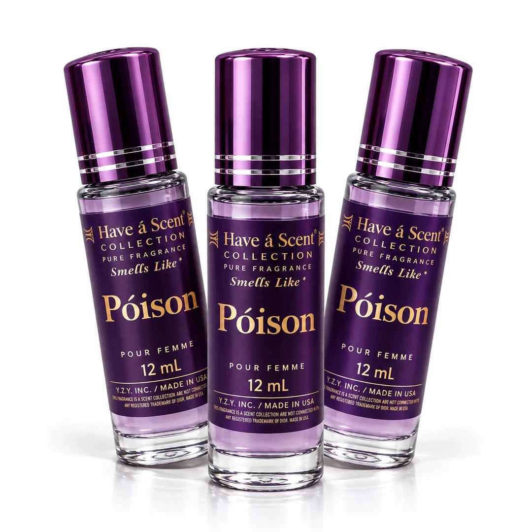 Poison Roll on Perfume Oil For Women - 12 ml - 3 Pack - Scentblooms