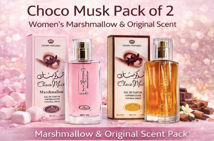 Choco Musk &amp; Marshmallow 2 Pack Set | Sweet Gourmand EDP Duo