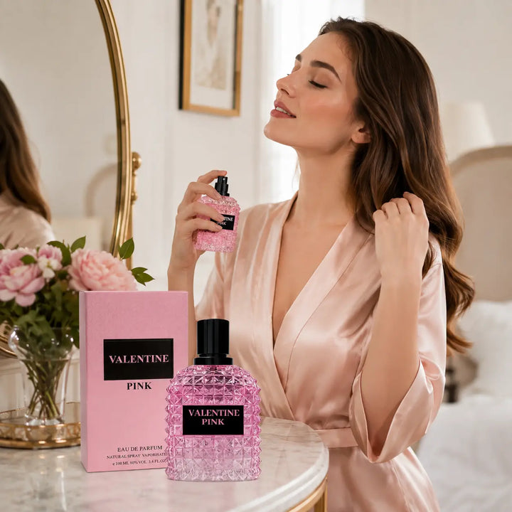 Valentine Pink Perfume for Women – 3.4 oz Eau de Parfum | Feminine Fragrance for Her