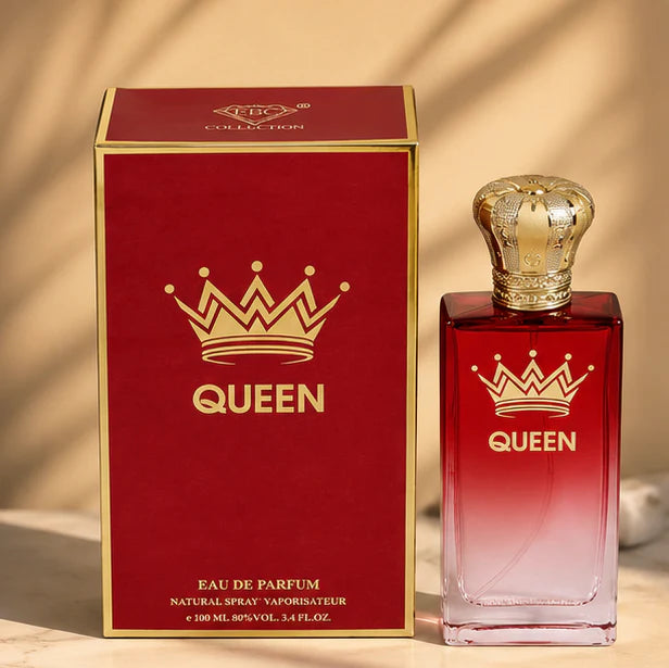 Queen Perfume for Women Eau de Parfum 100ml (3.4 Fl Oz) – Long Lasting Sweet Floral Fruity Fragrance – Elegant Feminine Scent Spray – Everyday &amp; Evening Perfume Gift for Her