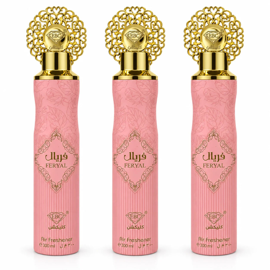 Feryal Air Freshener Spray 300ml – Floral Room Spray for Home, Bedroom, Living Room &amp; Office – Long Lasting Home Fragrance