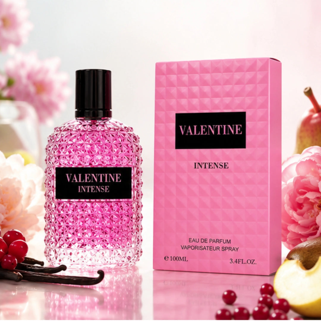 Valentine Green &amp; Valentine Intense Perfume Set for Women | 2-Piece Eau De Parfum Gift Set | Long Lasting Floral &amp; Fruity Fragrance | Luxury Women&