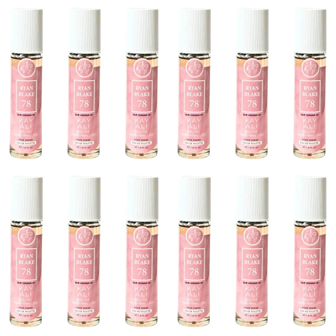 Ryan Blake 78 Women’s Perfume Wholesale Pack of 12 – Sweet Gourmand Floral Eau De Toilette Spray 1.0 Fl Oz Each – Long Lasting Feminine Fragrance Bundle