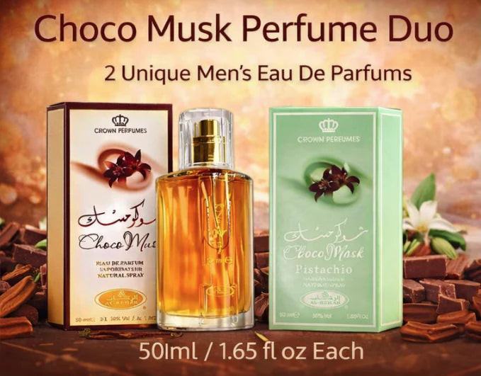 Choco Musk &amp; Pistachio Eau De Parfum Duo Set - 2x50ml