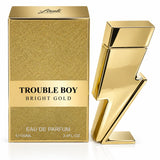 Trouble Boy Bright Gold Eau de Parfum 100ml / 3.4 Fl Oz – Men’s Perfume Spray, Full Size EDP Fragrance for Men, Everyday & Evening Wear