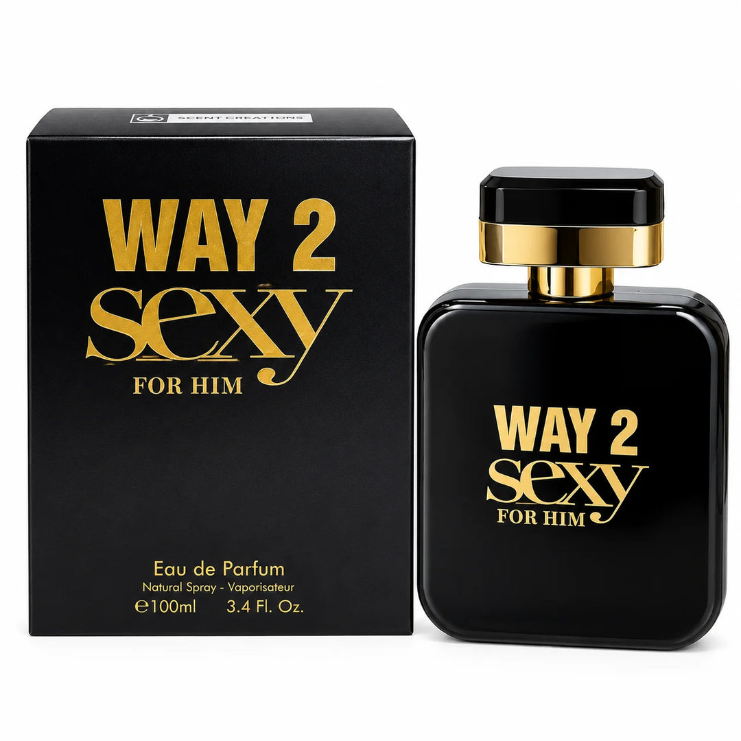Way 2 Sexy for Him Eau de Parfum 3.4 Fl Oz / 100ml – Men’s Cologne Spray, Masculine Fragrance for Everyday, Date Night &amp; Evening Wear
