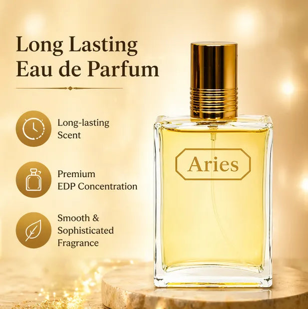Aries Eau de Parfum for Men 120ml (4.1 oz) – Warm Spicy Woody Fragrance – Long Lasting Bold Masculine Cologne Spray – Everyday &amp; Evening Signature Scent for Men