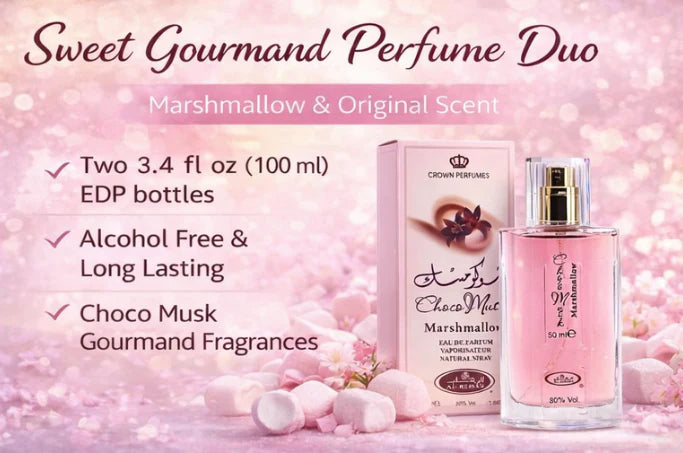 Choco Musk &amp; Marshmallow 2 Pack Set | Sweet Gourmand EDP Duo