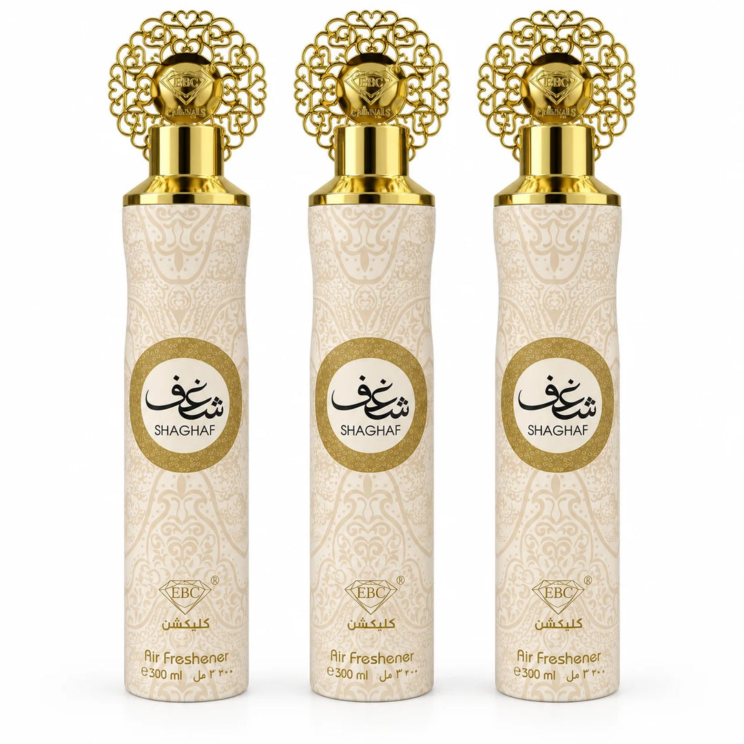 Shaghaf Air Freshener 300ml – Luxury Room Spray for Home, Bedroom, Bathroom &amp; Office