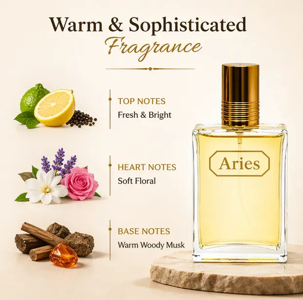 Aries Eau de Parfum for Men 120ml (4.1 oz) – Warm Spicy Woody Fragrance – Long Lasting Bold Masculine Cologne Spray – Everyday &amp; Evening Signature Scent for Men