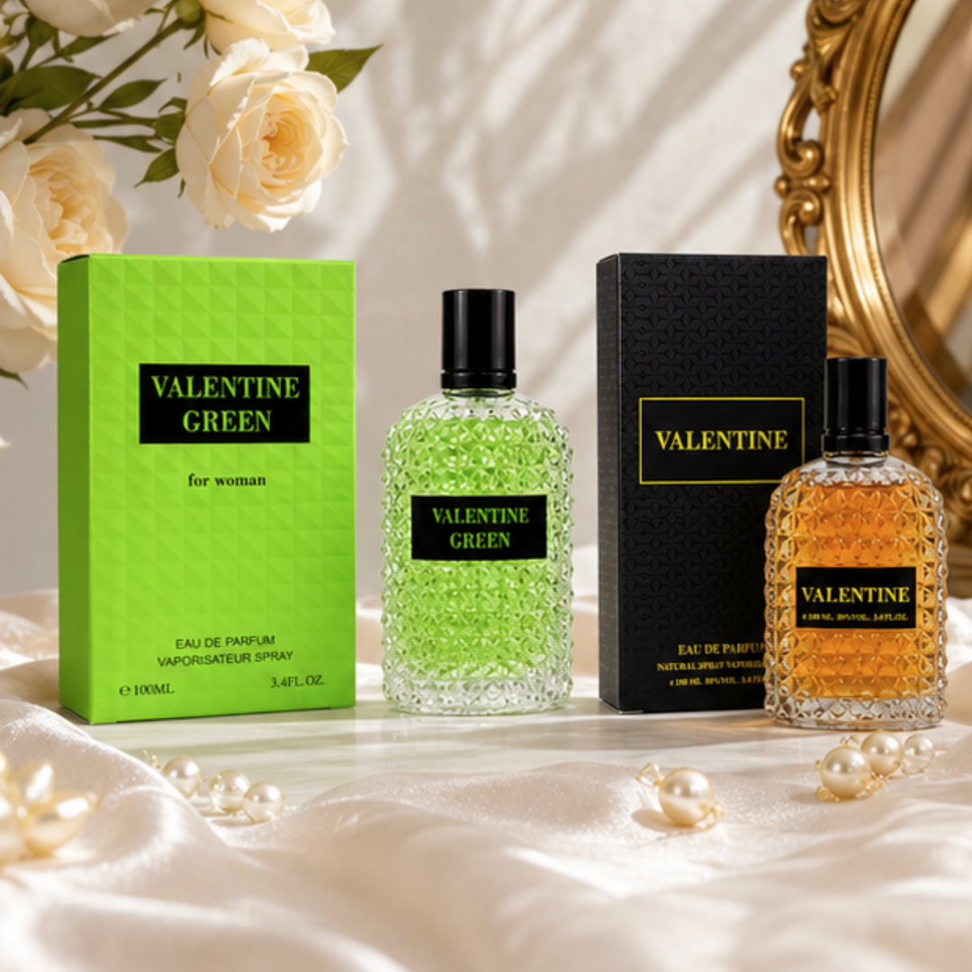 Valentine Green &amp; Valentine Eau de Parfum Gift Set for Women | 2-Pack Long Lasting Floral Fresh &amp; Warm Perfume Collection | Premium Women&