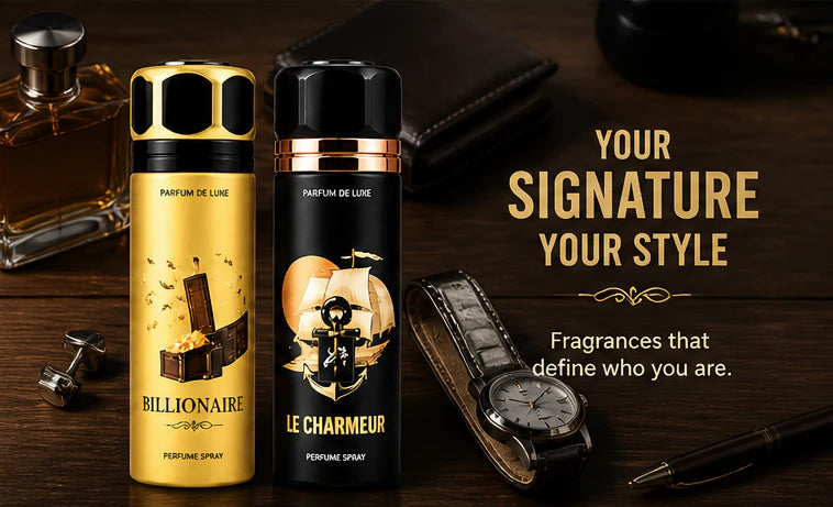 Men’s Perfume Body Spray 2 Pack – Long Lasting Fragrance Set – Fresh Masculine Scents