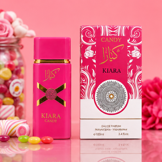 Kiara Blush &amp; Bloom Duo Perfume Gift Set for Women – Candy &amp; Kiara Eau de Parfum Bundle, 2 x 3.4 Fl Oz (100ml) Long Lasting Sweet Floral Fruity Fragrances