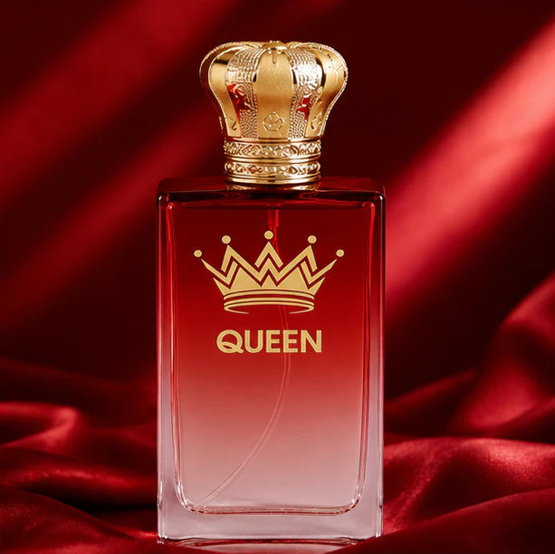 Queen Perfume for Women Eau de Parfum 100ml (3.4 Fl Oz) – Long Lasting Sweet Floral Fruity Fragrance – Elegant Feminine Scent Spray – Everyday &amp; Evening Perfume Gift for Her