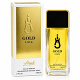 Gold Lock Eau de Parfum 100ml / 3.4 Fl Oz – Unisex Perfume Spray for Men and Women, Full Size EDP Fragrance for Everyday & Evening Wear